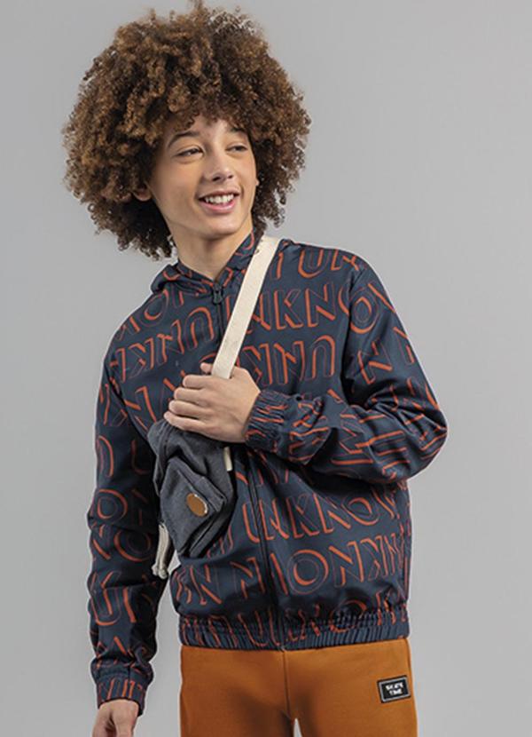 Extreme - Jaqueta Teen Menino em Microfibra Cinza