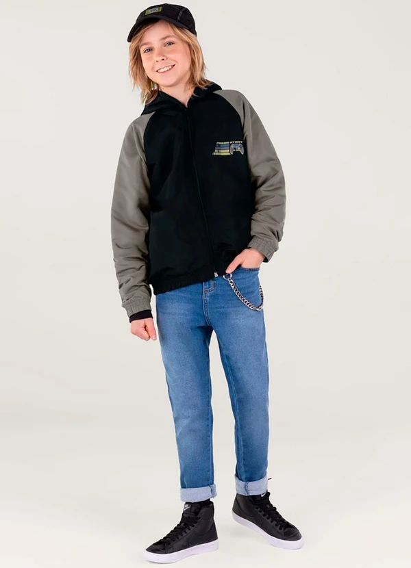 Extreme - Jaqueta Teen Menino Preto 2