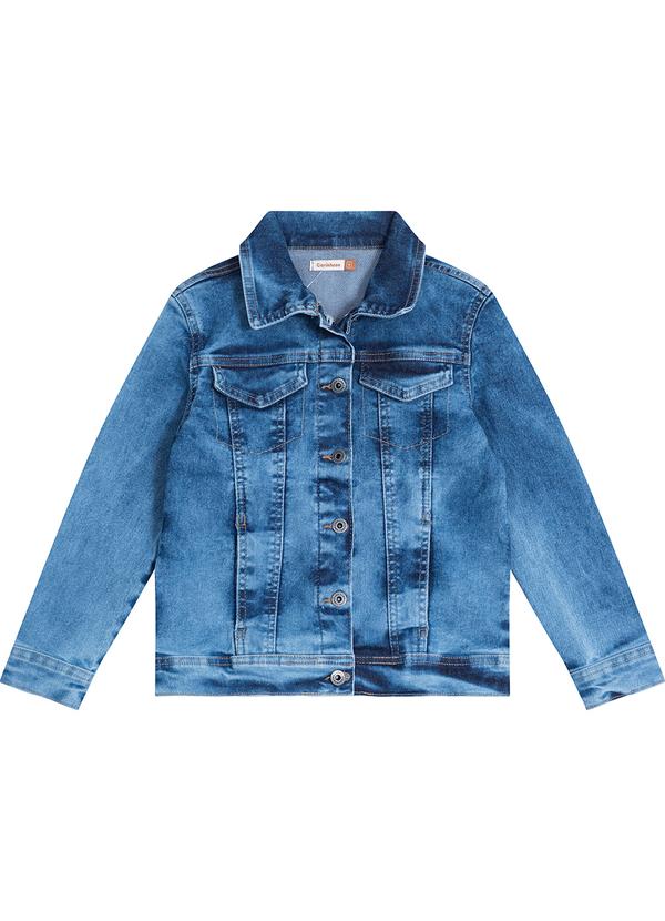 Carinhoso - Jaqueta Tradicional Jeans Menino Azul