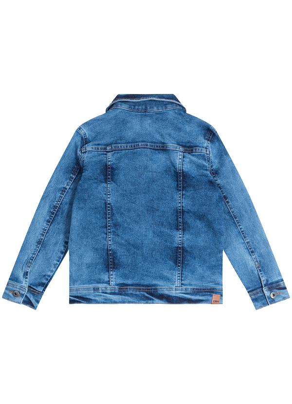 Carinhoso - Jaqueta Tradicional Jeans Menino Azul 2