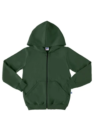 Marlan - Jaqueta Unissex em Moletom Felpado Verde - MARLAN