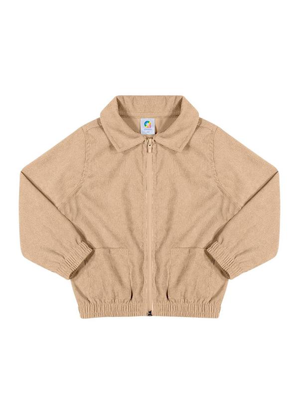 Alenice - Jaqueta Zíper Menino Bege