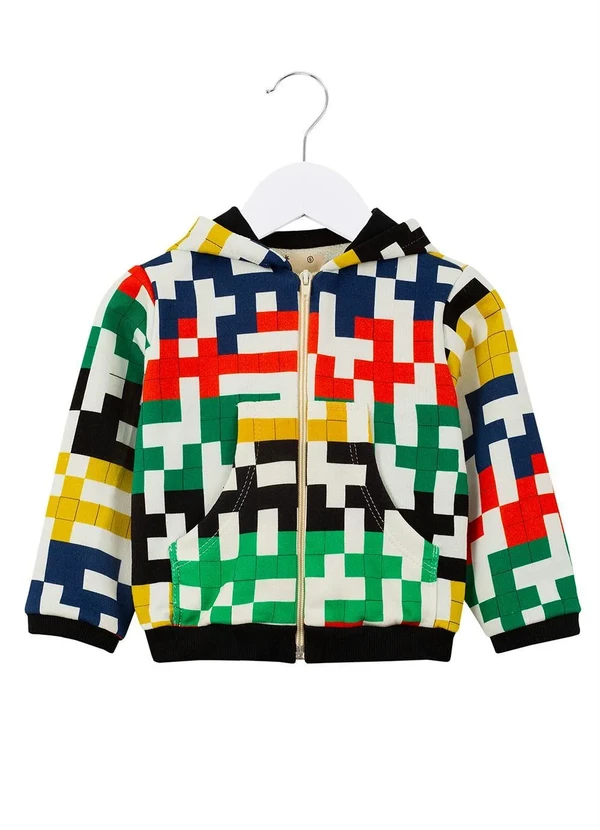 Bento - Moletom Bebê Capuz Crash Preto