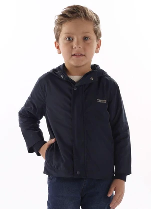 Up Baby - Parka Infantil Impermeável Azul - UP BABY