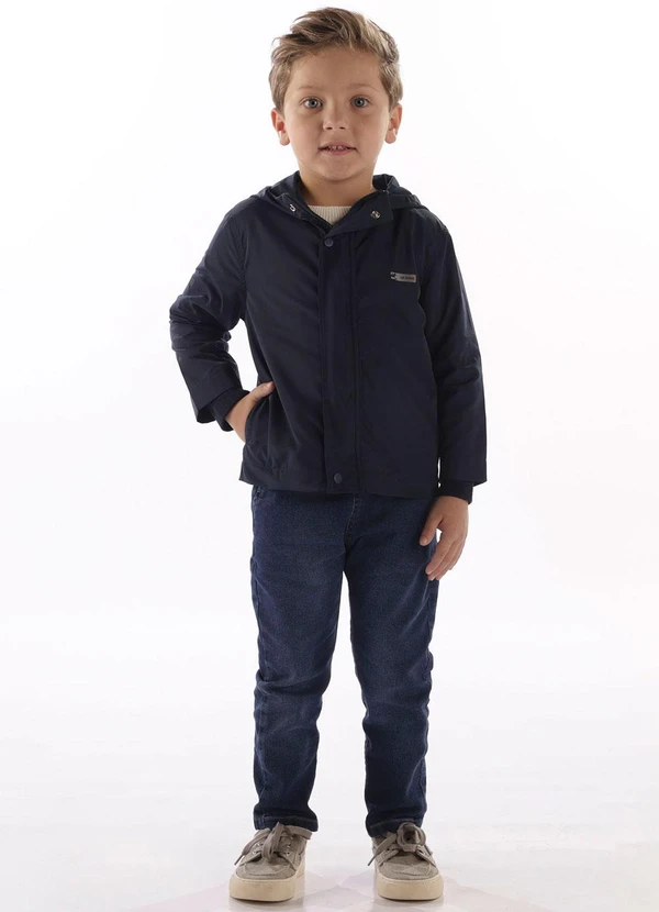 Up Baby - Parka Infantil Impermeável Azul 3