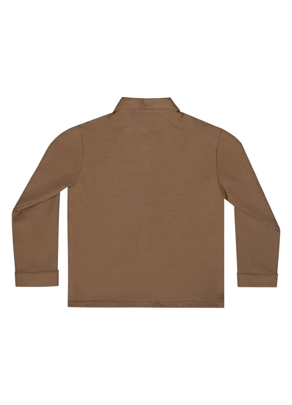 Quimby - Shacket em Moletom para Menino Marrom 4