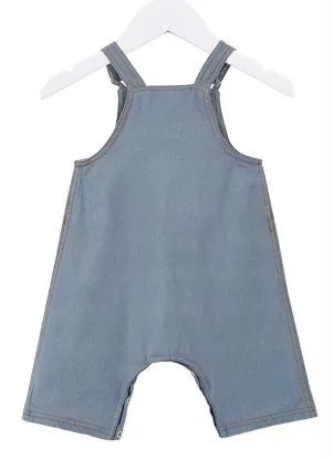 Bento - Jardineira Jeans Bebê Azul - BENTO