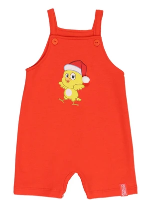 Jardineira Natal Galinha Pintadinha (Vermelho) - GALINHA PINTADINHA