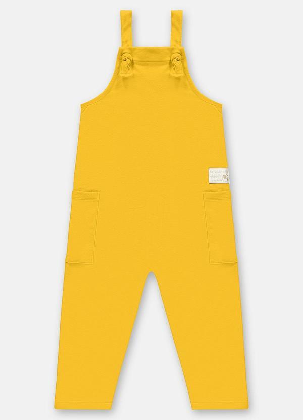 Up Baby - Jardineira Unissex Infantil Amarelo