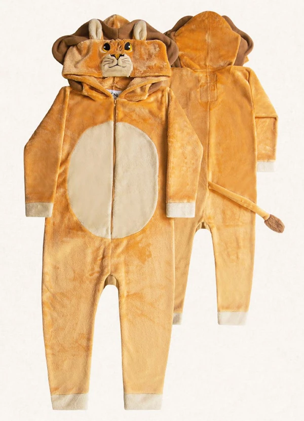 Fakini Kids - Kigurumi Leao Marrom 5