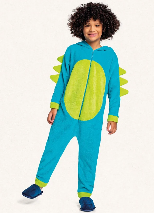 Fakini Kids - Kigurumi Mostro Azul