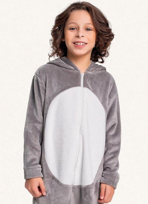 Fakini Kids - Kigurumi Tubarao Cinza 4