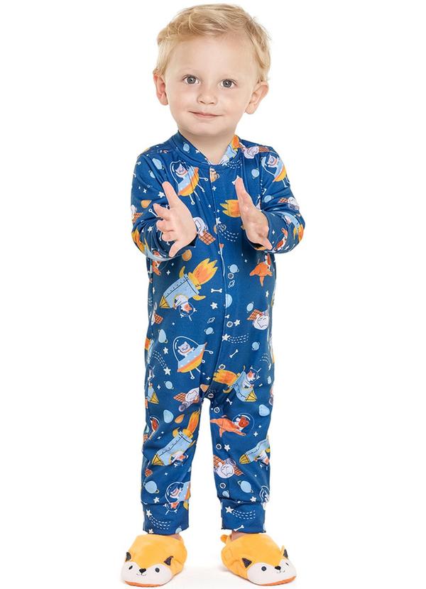 Alenice - Macacão Aventuras no Espaço Menino Azul