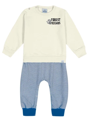 Abrange - Macacão Baby Bege - ABRANGE