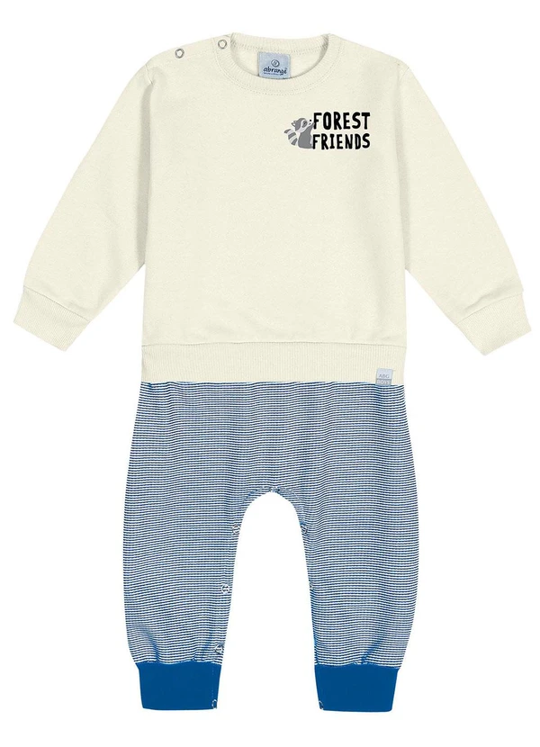 Abrange - Macacão Baby Bege