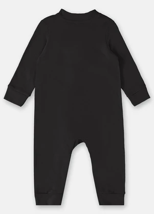 Up Baby - Macacão Básico Unissex Bebê Preto - UP BABY