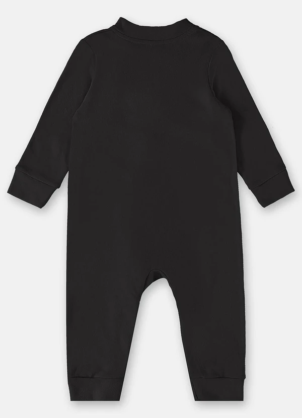 Up Baby - Macacão Básico Unissex Bebê Preto 2