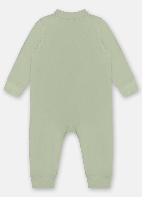 Up Baby - Macacão Básico Unissex Bebê Verde 2