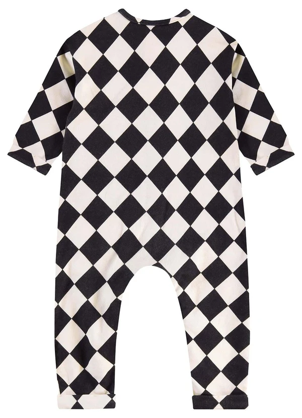 Três e Já - Macacão Bebê em Molecotton Bege 3