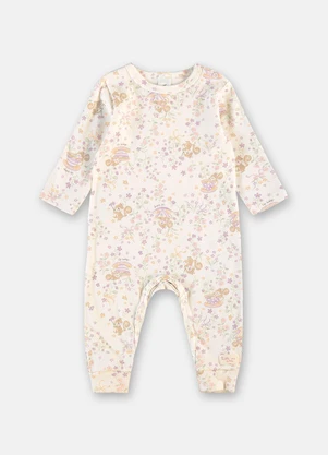 Up Baby - Macacão Bebê em Suedine Premium Estampado - UP BABY