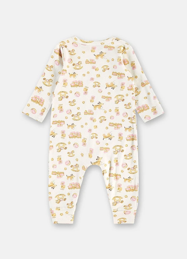 Up Baby - Macacão Bebê em Suedine Premium Estampado 3