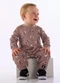 Quimby - Macacão Bebê Malha Thermosoft Marrom - variação:  