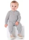 Marlan - Macacão Bebê Unissex Canelado Maxi Baby Bege - variação: Cinza