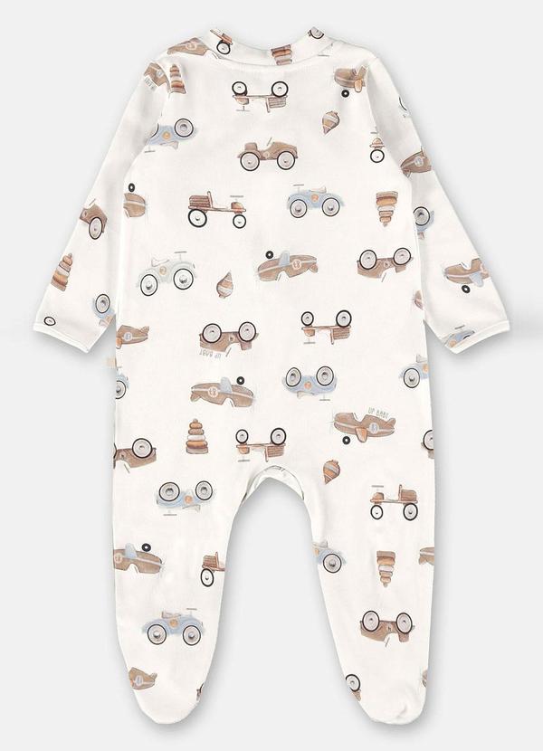 Up Baby - Macacão Bebê Unissex Comfy Bege 2