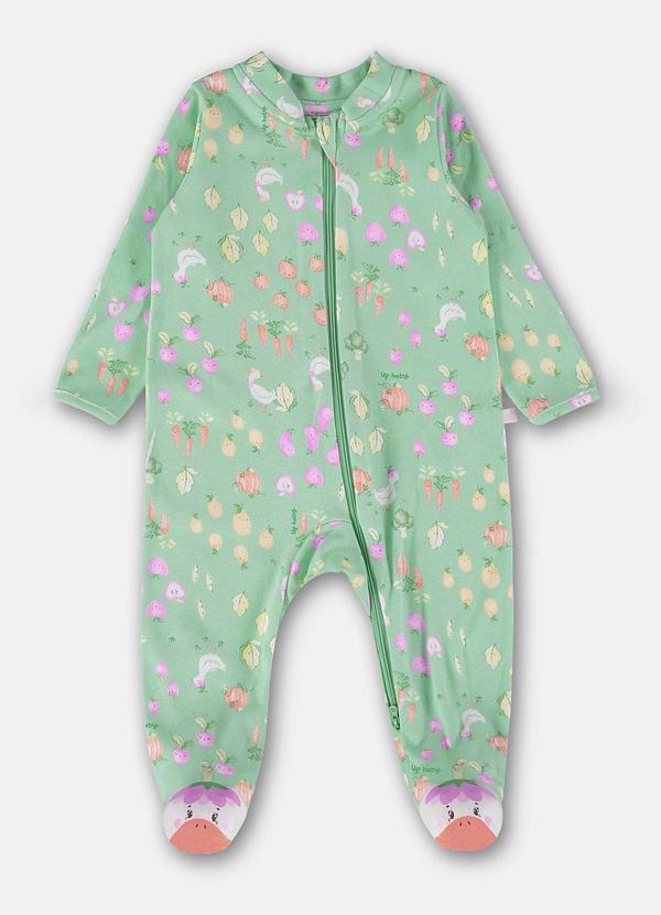 Up Baby - Macacão Bebê Unissex Comfy Verde