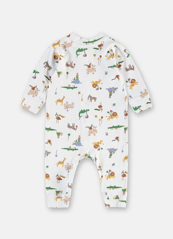 Up Baby - Macacão Bebê Zíper Frontal Estampado 2