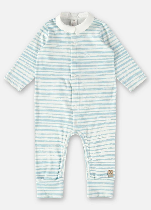 Up Baby - Macacão Comfy para Bebê Menino Azul 3