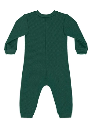 Quimby - Macacão Cute Boy Bebê Matelassê Verde - QUIMBY