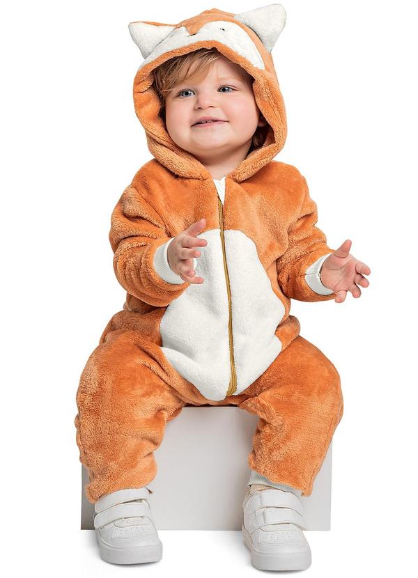 Quimby - Macacão de Raposa Unissex Bebê Marrom