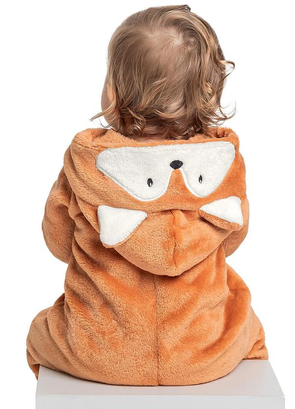 Quimby - Macacão de Raposa Unissex Bebê Marrom 2