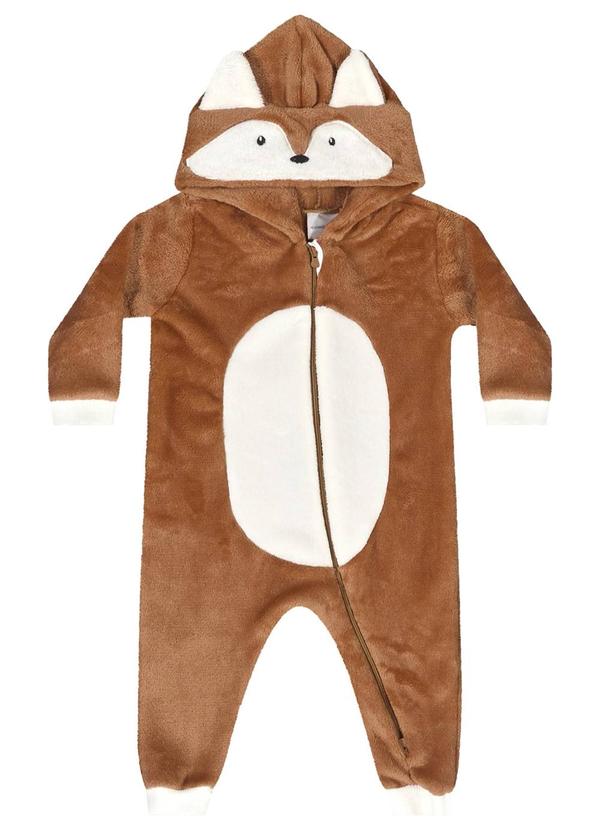 Quimby - Macacão de Raposa Unissex Bebê Marrom 3