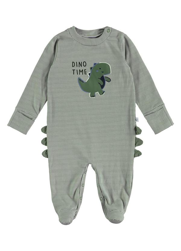 Malwee Kids - Macacão Dino Time MeninoVerde