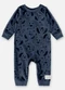 Up Baby - Macacão em Moletom Bebê Menino Bege - variação: Azul
