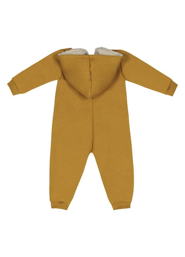 Quimby - Macacão em Moletom para Bebê Menino Marrom 2