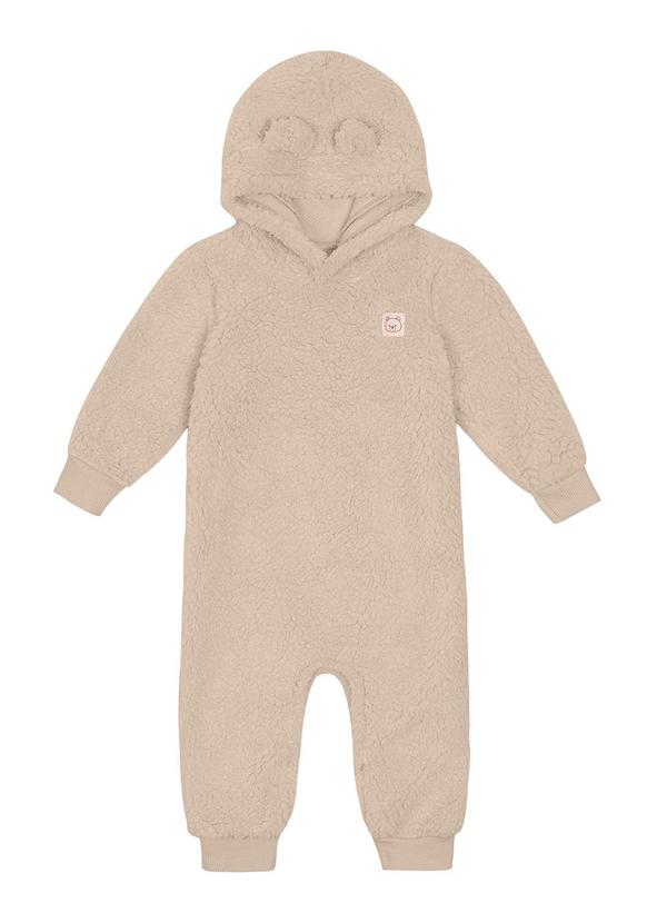 Abrange - Macacão em Pelo Bege