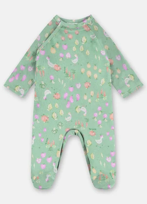 Up Baby - Macacão Estampado Unissex para Bebê Azul - UP BABY