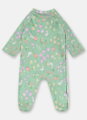 Up Baby - Macacão Estampado Unissex para Bebê Azul - UP BABY