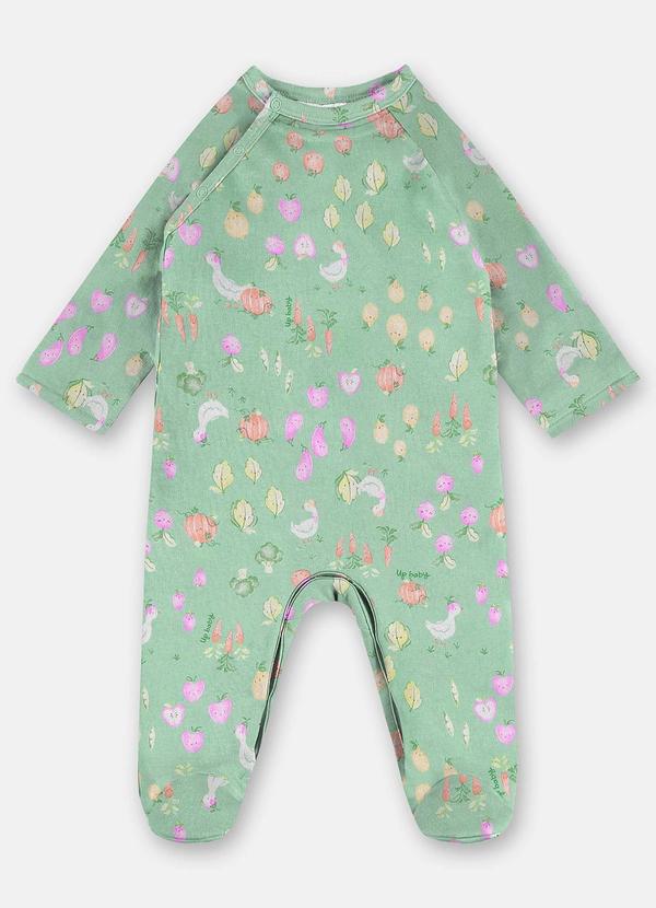 Up Baby - Macacão Estampado Unissex para Bebê Azul