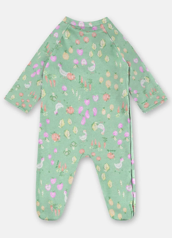 Up Baby - Macacão Estampado Unissex para Bebê Azul 2