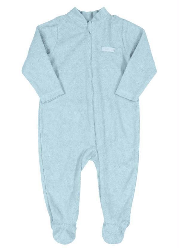 Up Baby - Macacão Inverno Unissex Bebê Azul