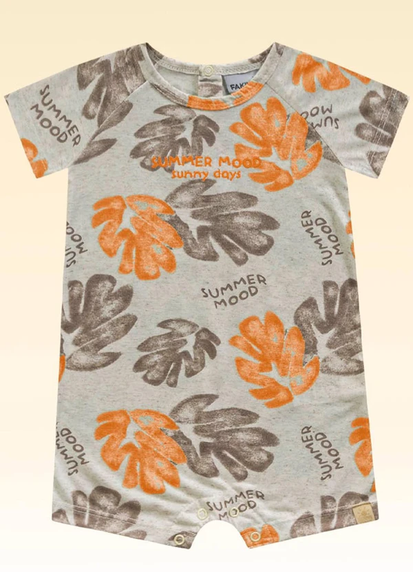 Fakini Kids - Macacão Laranja