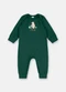 Up Baby - Macacão Manga Longa Bebê Menino Marrom - variação:  