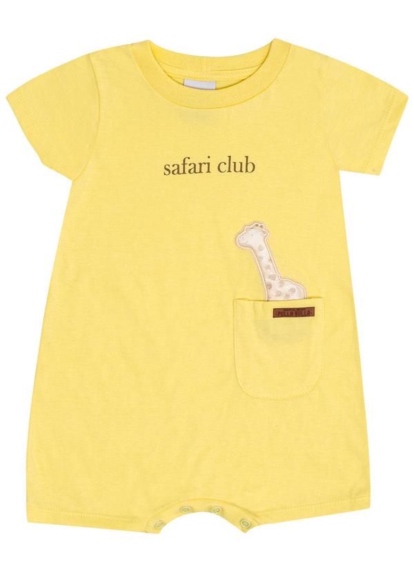 Pulla Bulla - Macacao Meia Malha Amarelo