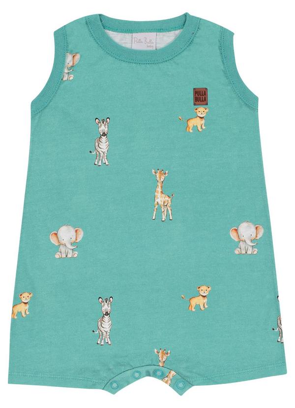 Pulla Bulla - Macacao Meia Malha Verde