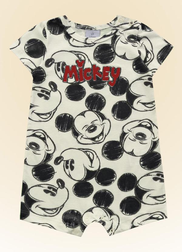 Fakini Kids - Macacao Mickey Preto