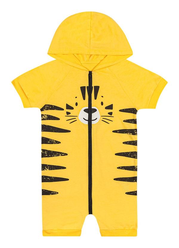 Alenice - Macacão o Tigrinho Menino Amarelo